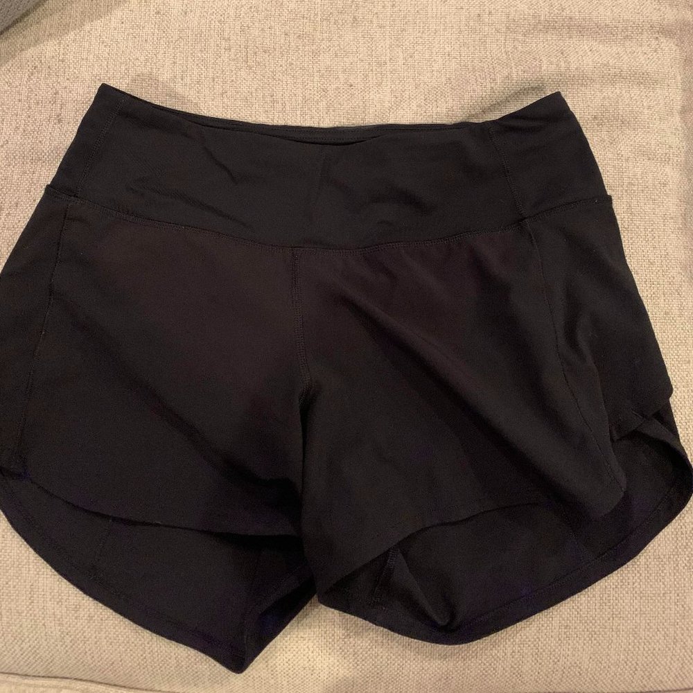 Lululemon Women's Run Mid Rise Speed Up Lined Shorts 4"